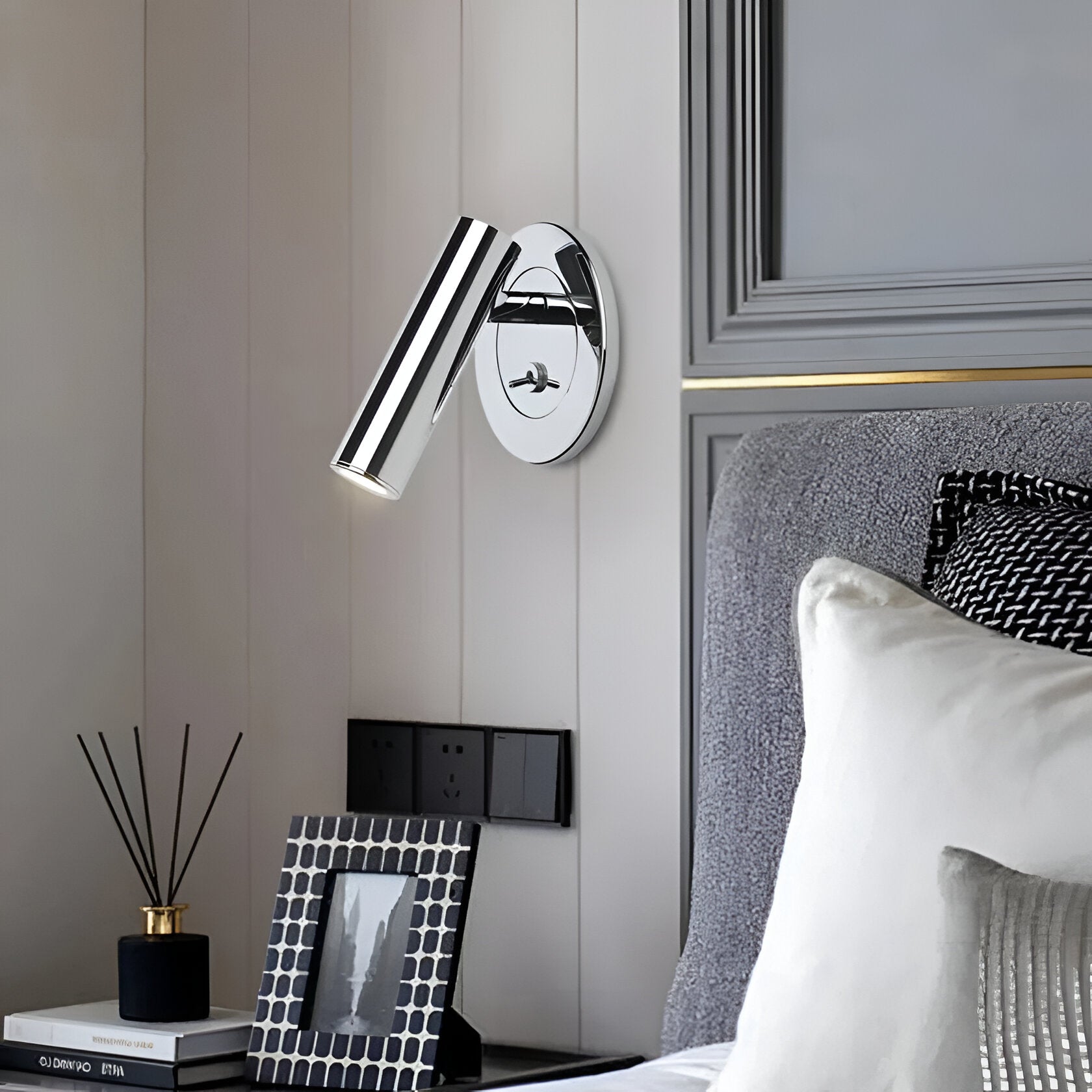 Nordic Aluminum Lampshade Scottie LED Wall Light