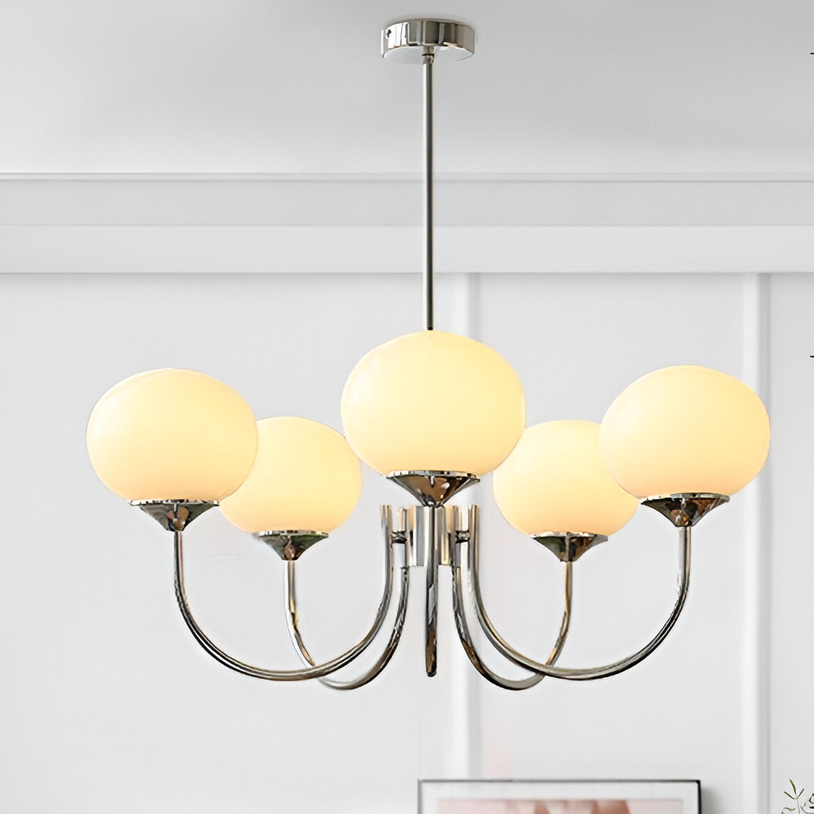 Marshmallow Modern Glass Chandelier