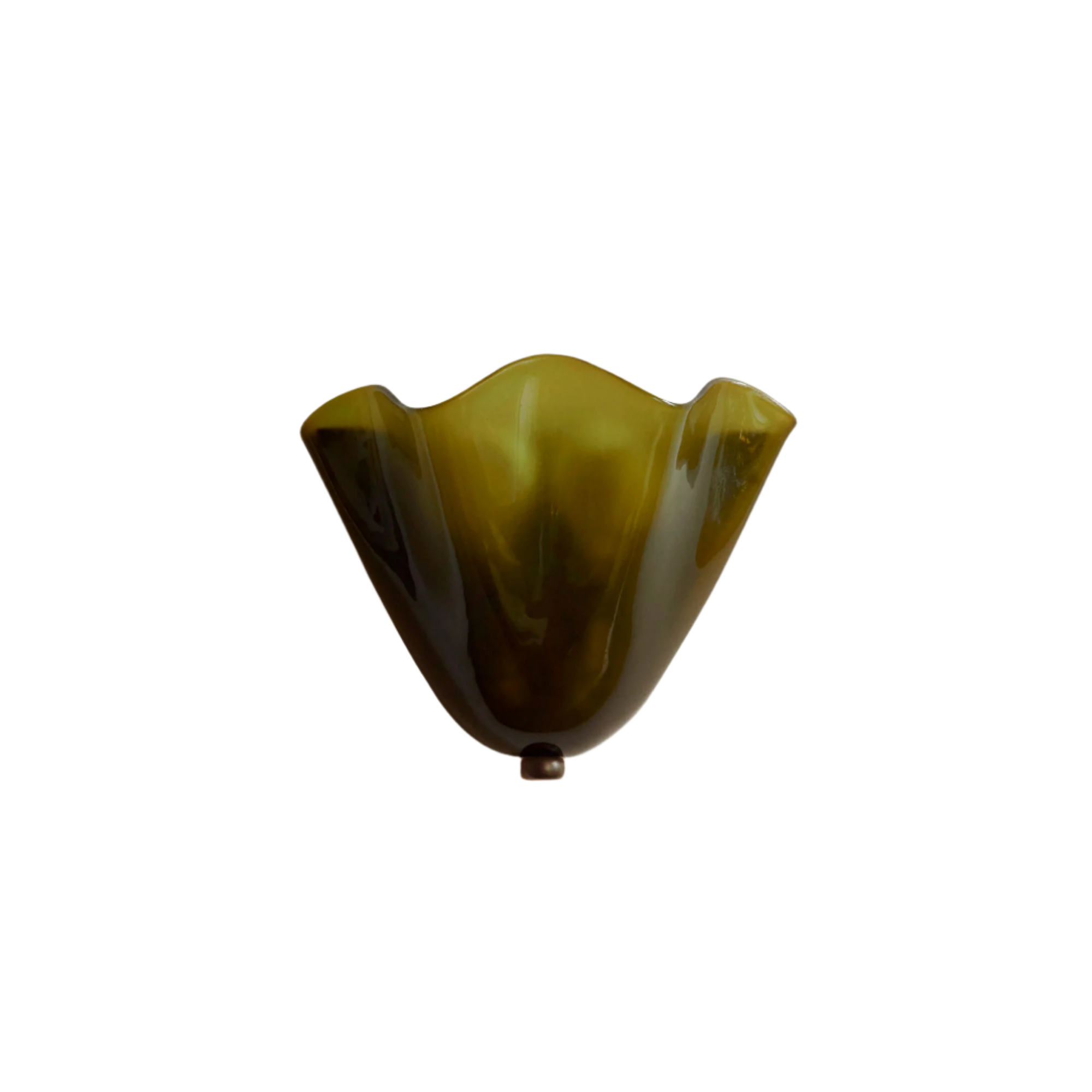 Skirt Series Retro Colored Glass Skirt Shell Wall Light