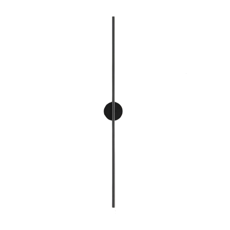 SLIM BLACK BAR WALL LAMP