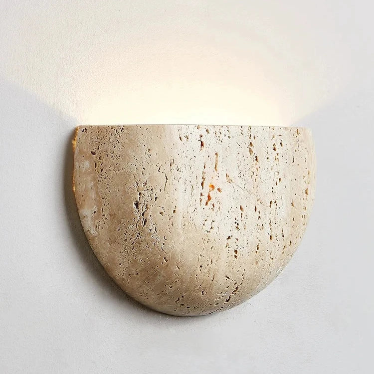 TRAVERTINE ARCH WALL LAMP