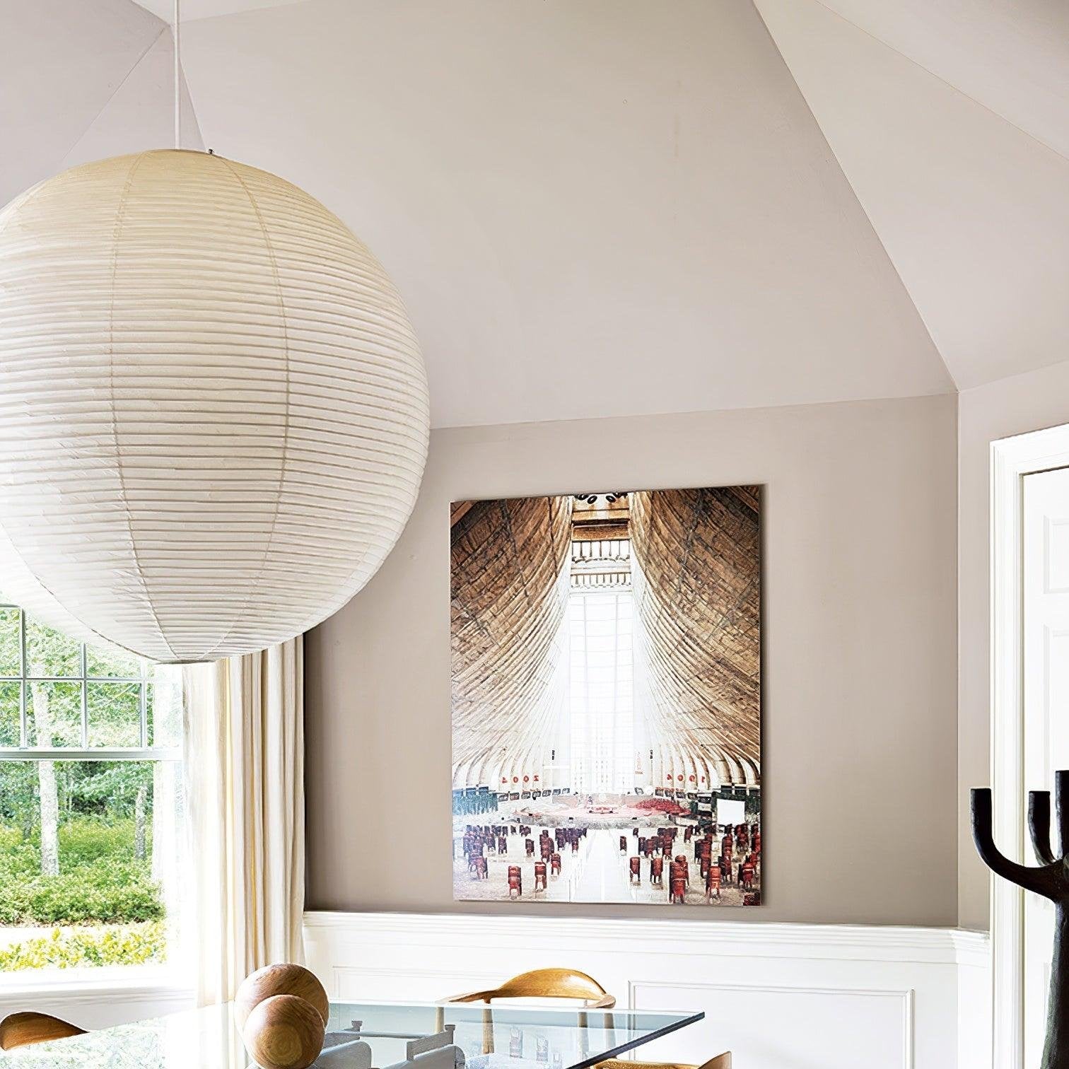 WASHI PAPER GLOBE PENDANT