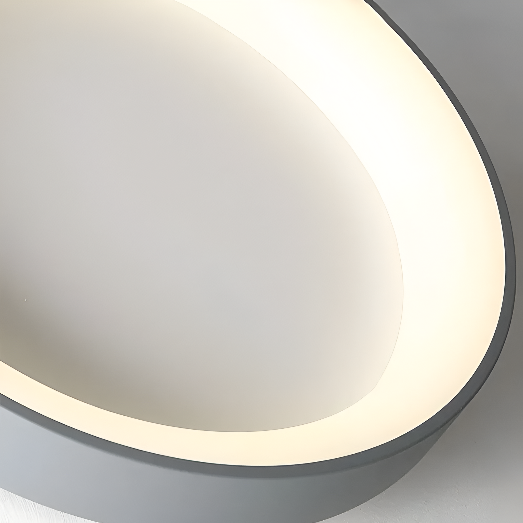 WHITE DRUM CEILING LAMP