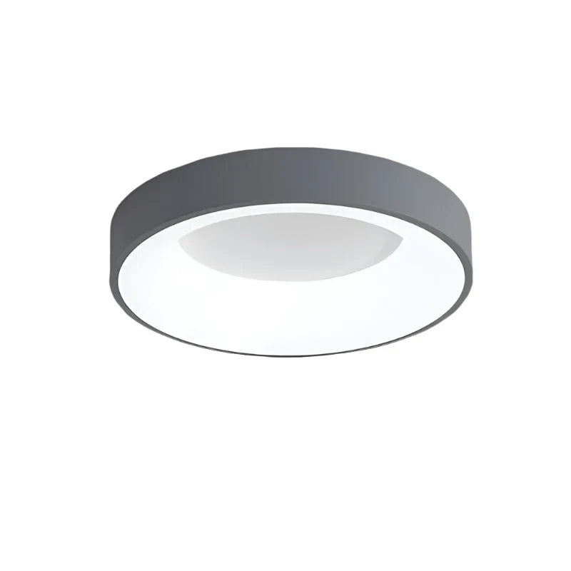 WHITE DRUM CEILING LAMP