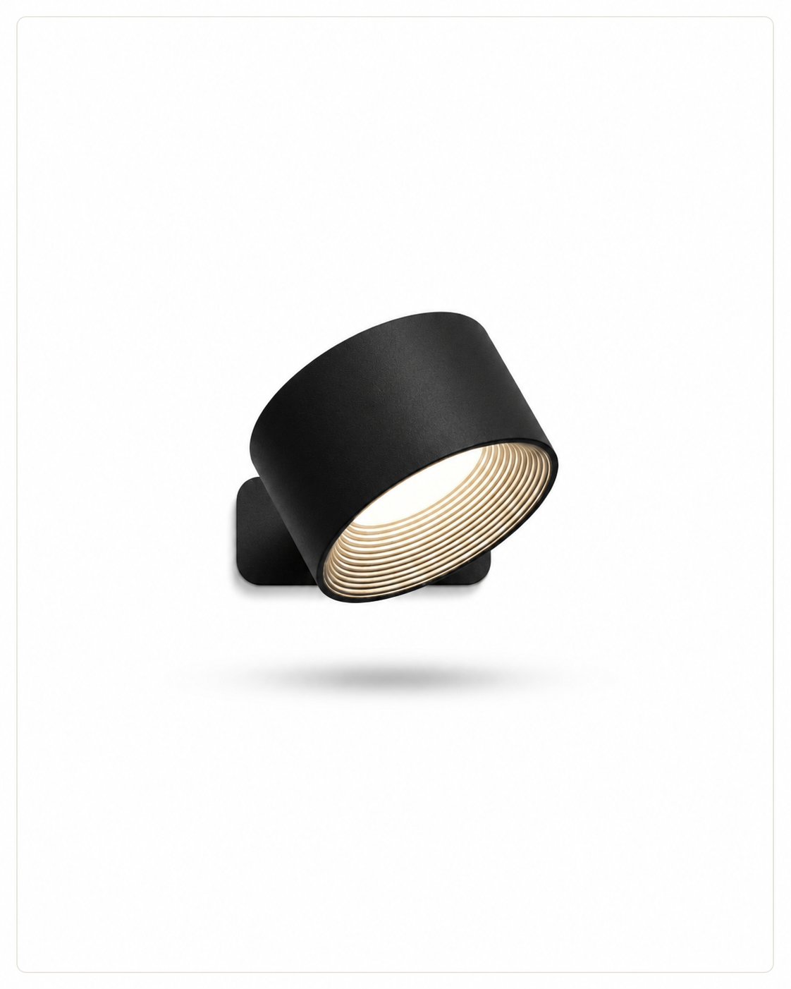 Wireless Magnetic Wall Lamp in Black