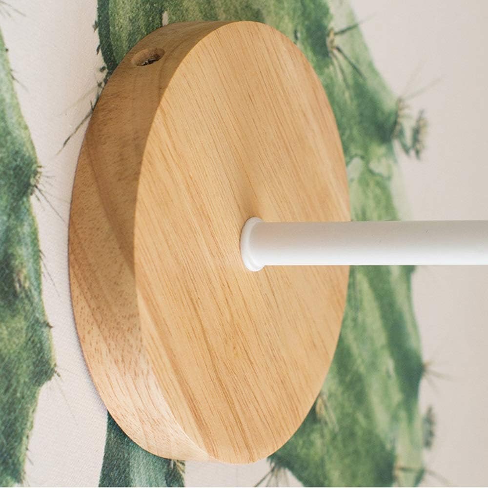 WOOD ARM DOME WALL LAMP