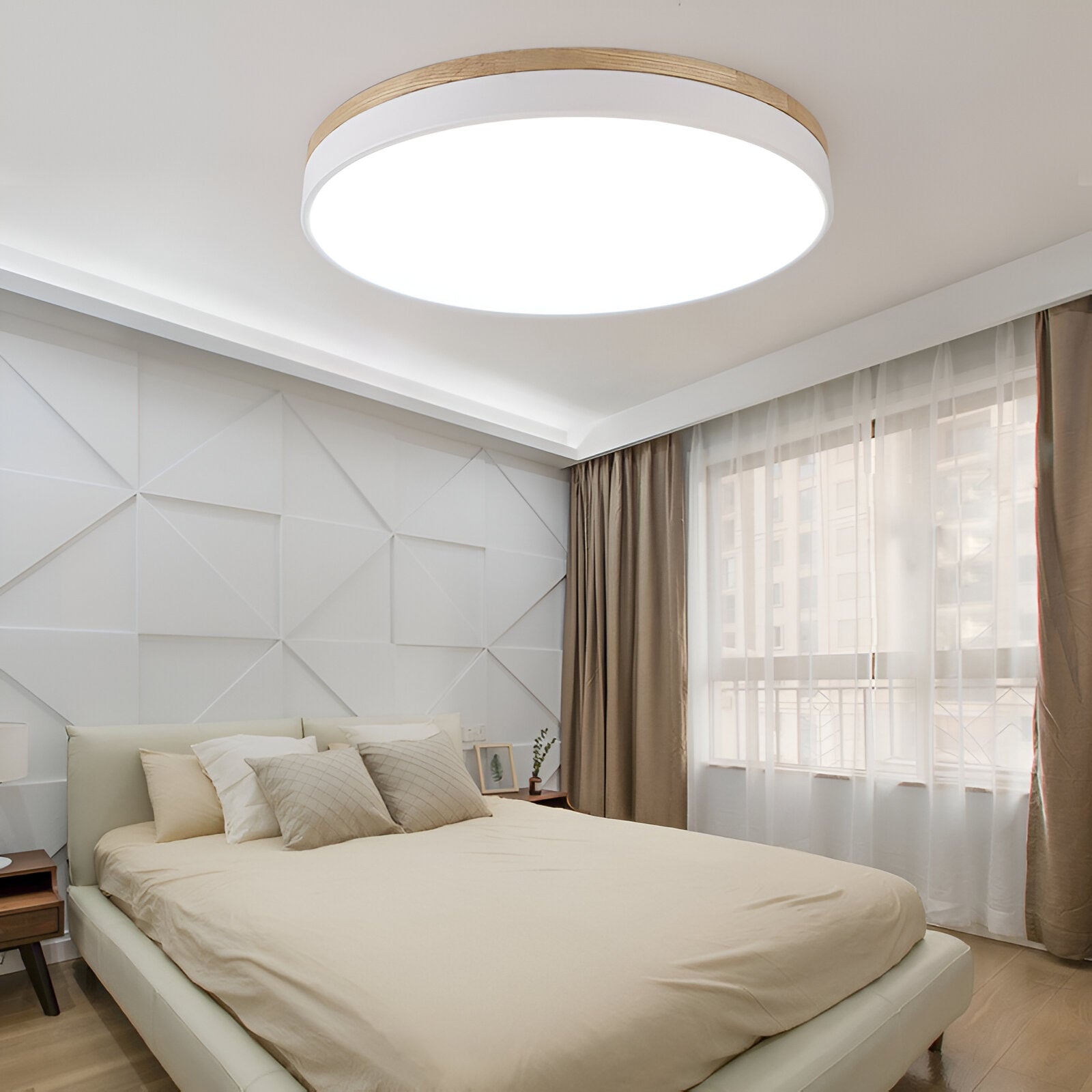 WOOD BAND CEILING LAMP
