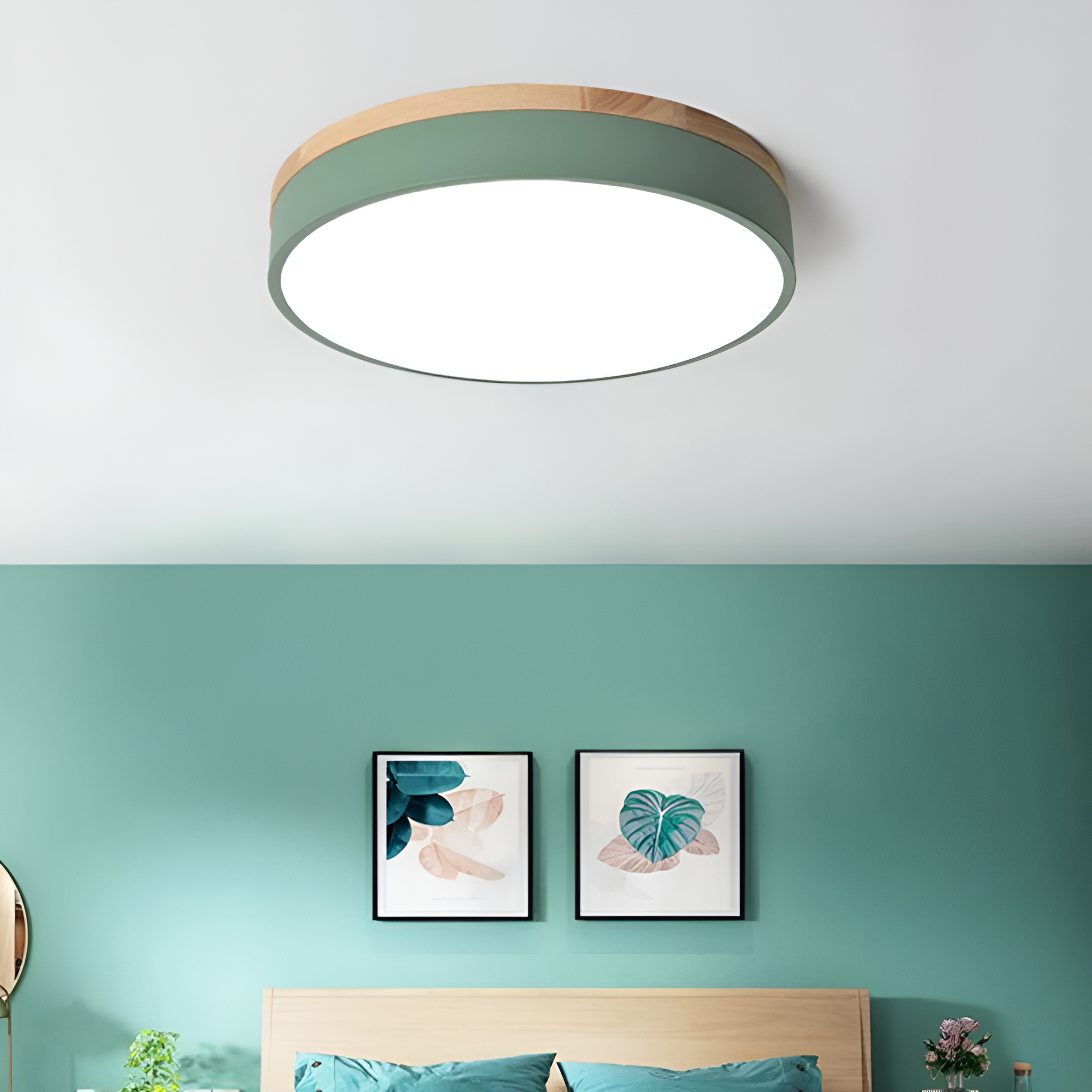 WOOD BAND CEILING LAMP