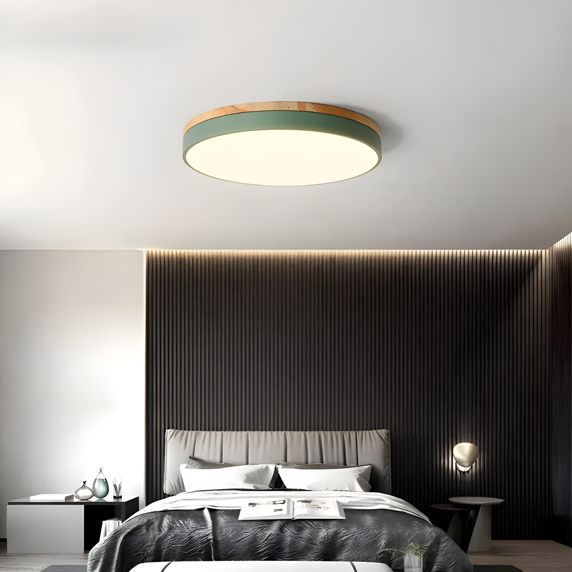 WOOD BAND CEILING LAMP