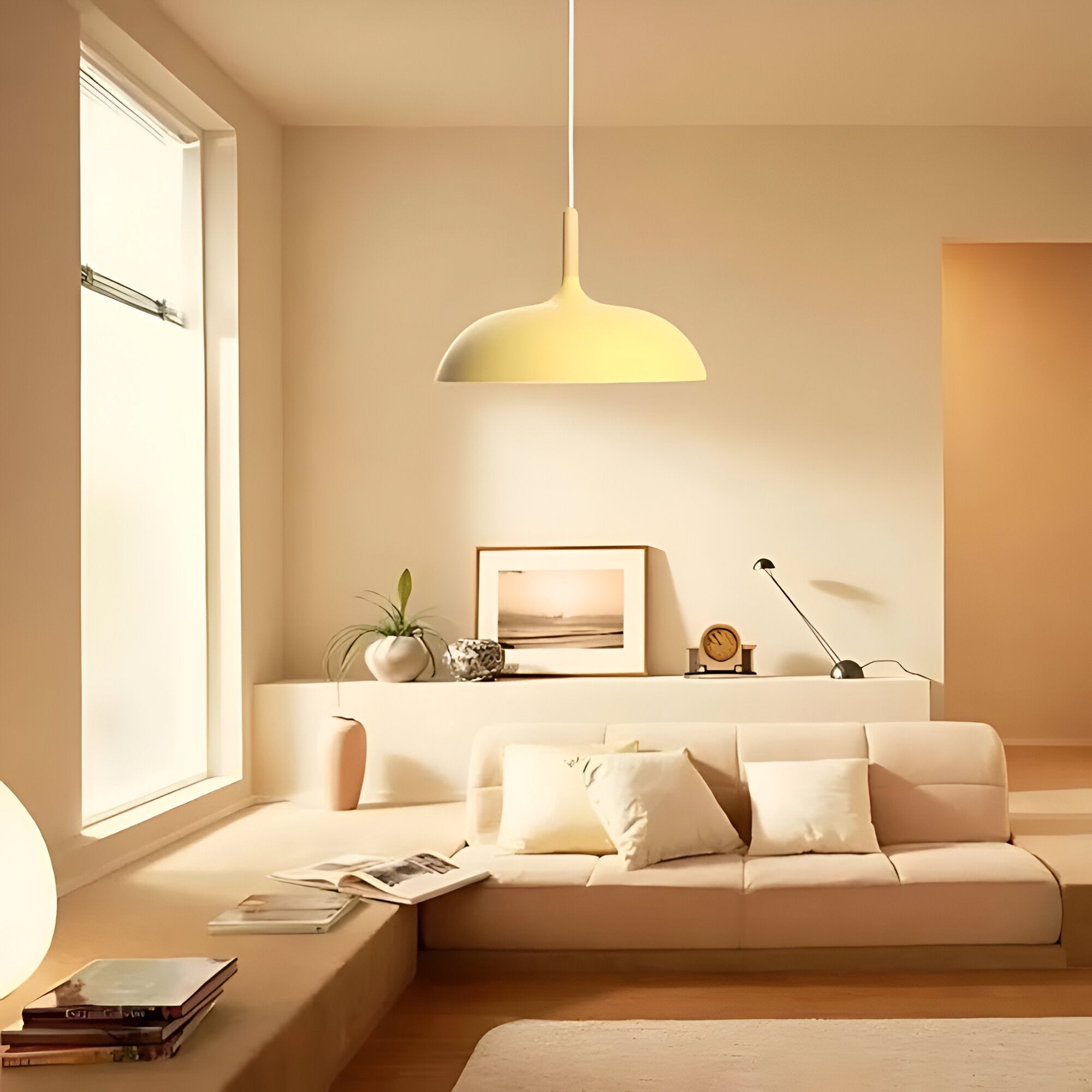 Nordic Style Wood Iron Art Pendant Light