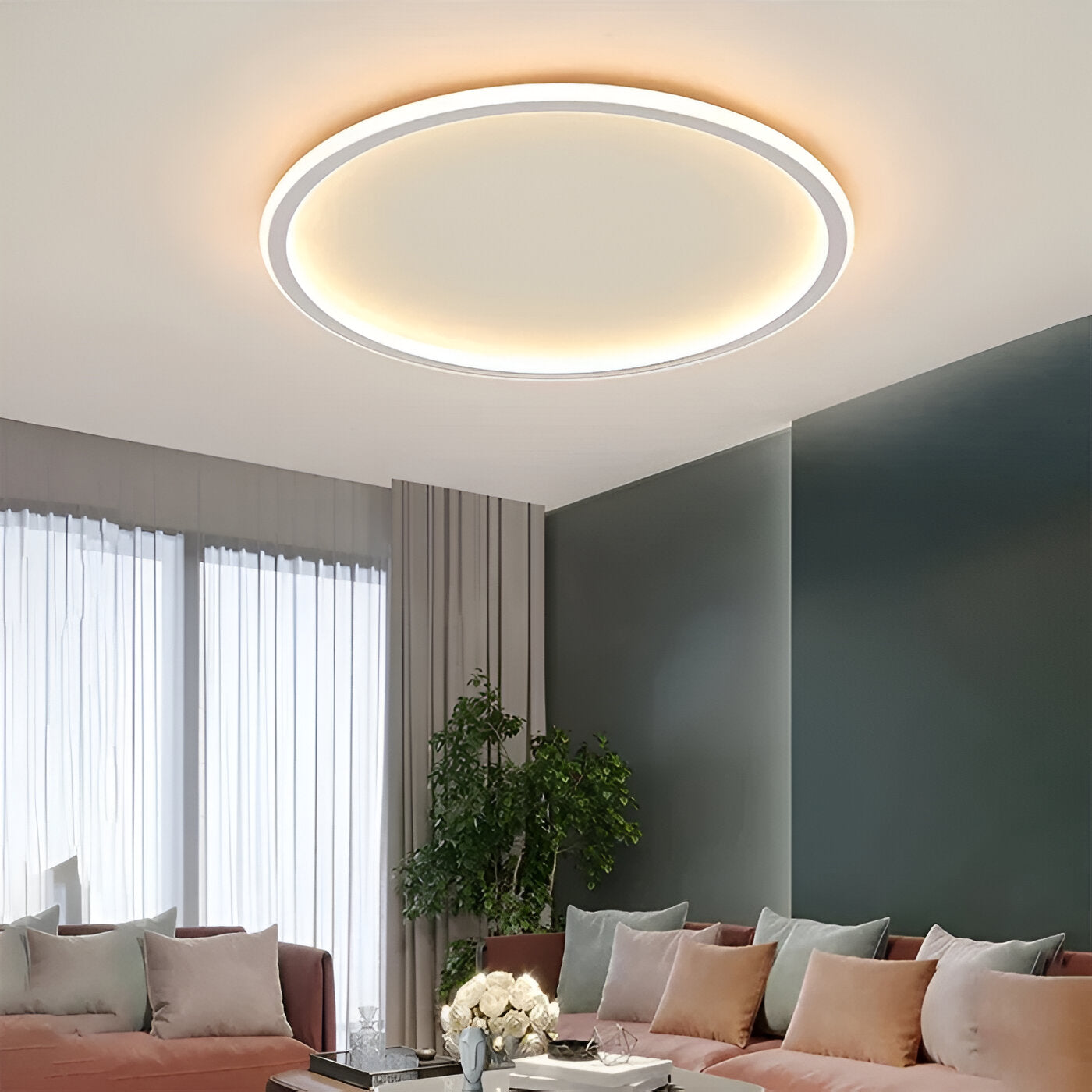 WOOD RIM LED CEILING LAMP
