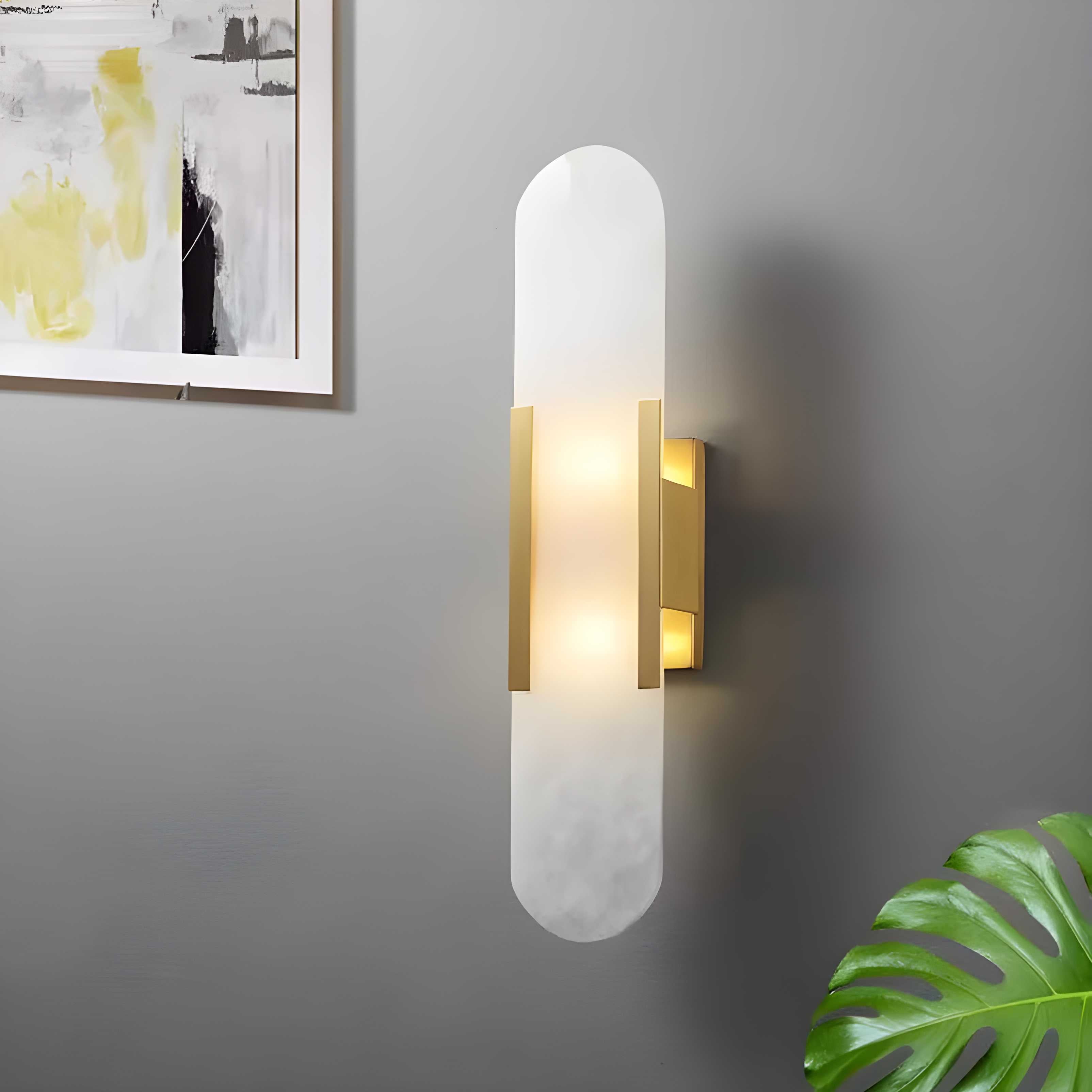 Nordic Alabaster Natural Wall Light