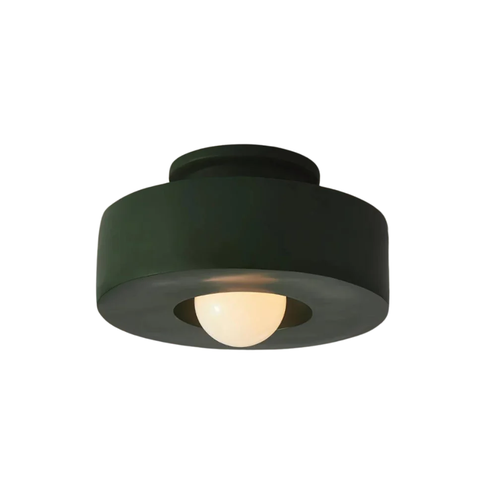 Ethereal Circle Nordic Resin LED Minimalist Ceiling Lamp