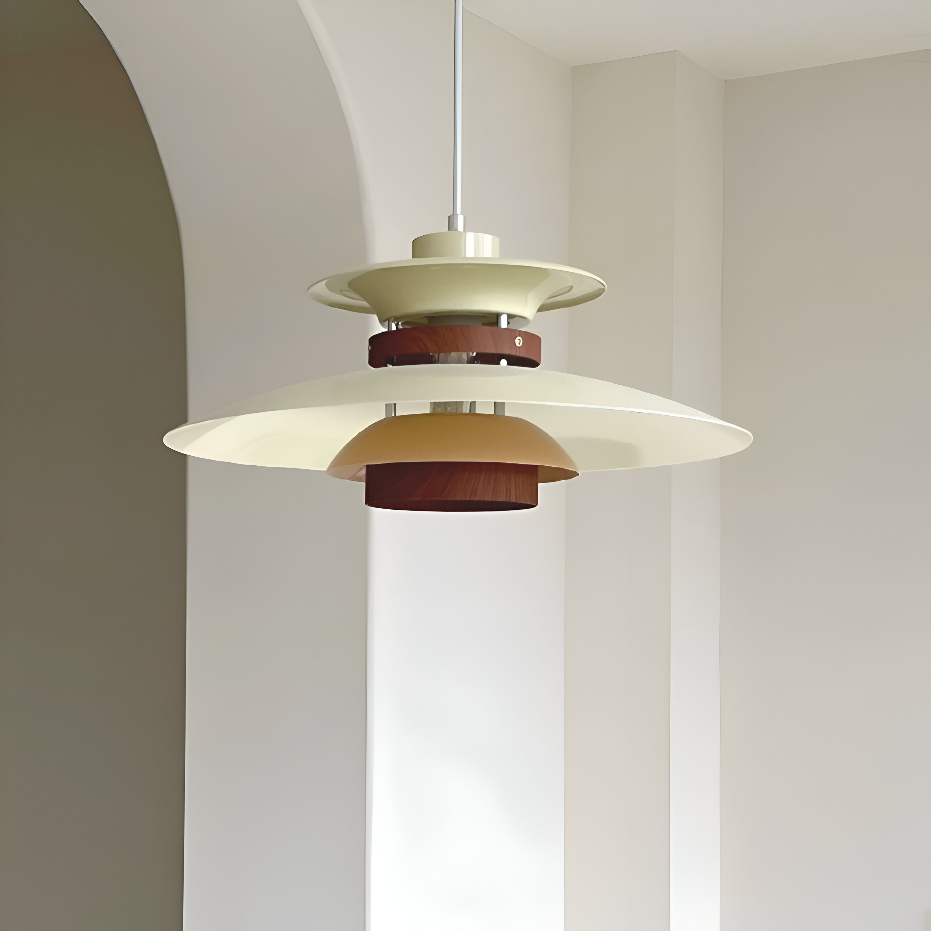 Aurora of Stillness Nordic Iron Pendant Light