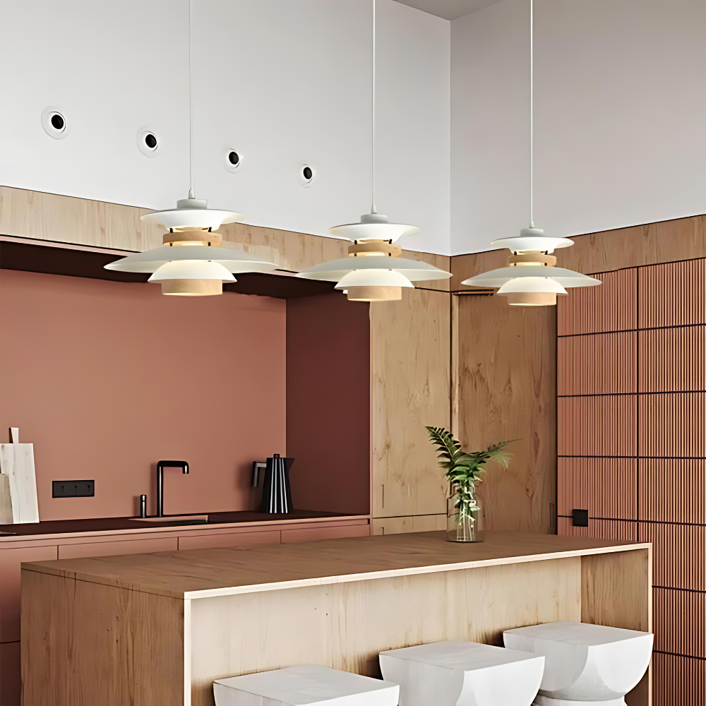 Aurora of Stillness Nordic Iron Pendant Light