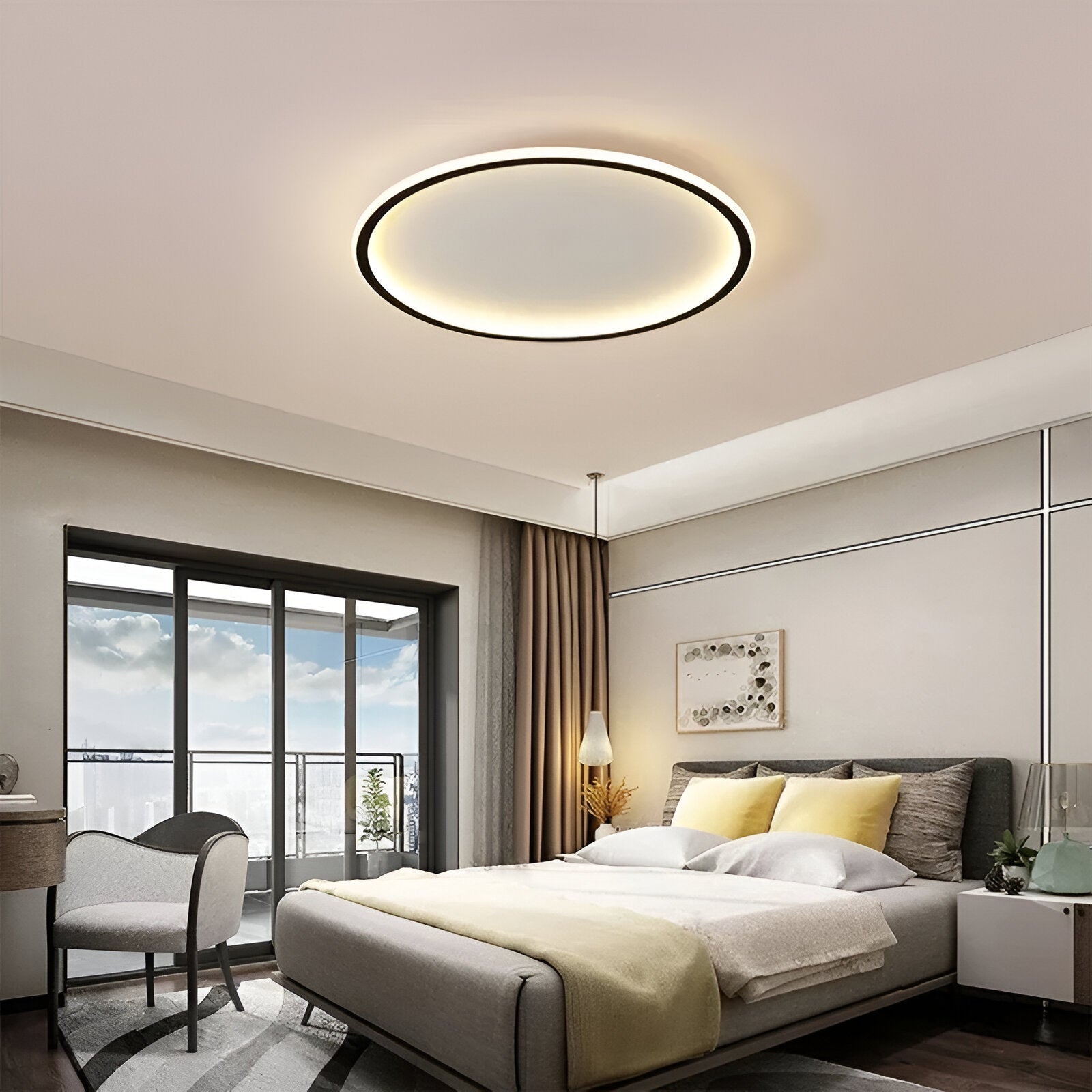 Super Slim Nordic Metal LED Ceiling Light