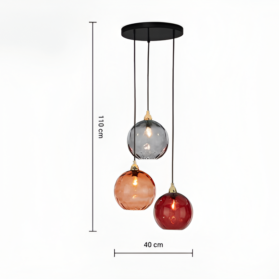 Tulise Celestial Bubble Glass Pendant Light