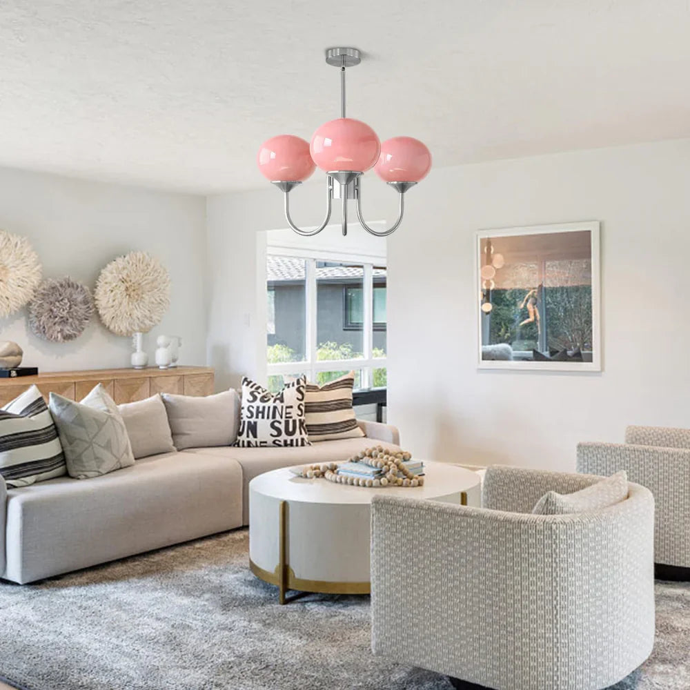 Marshmallow Modern Glass Chandelier