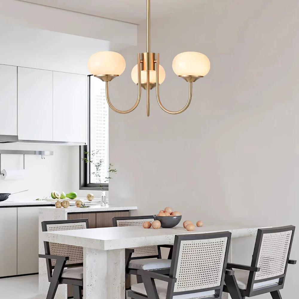 Marshmallow Modern Glass Chandelier