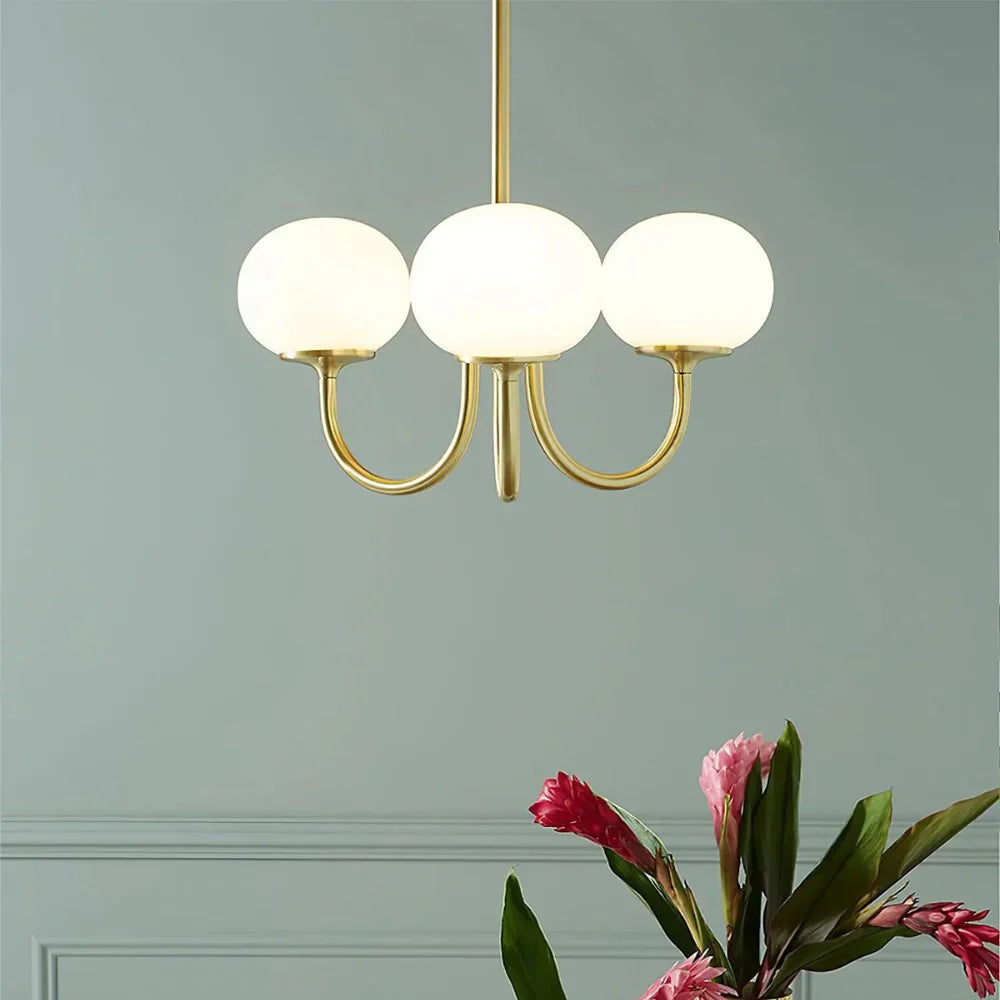 Marshmallow Modern Glass Chandelier