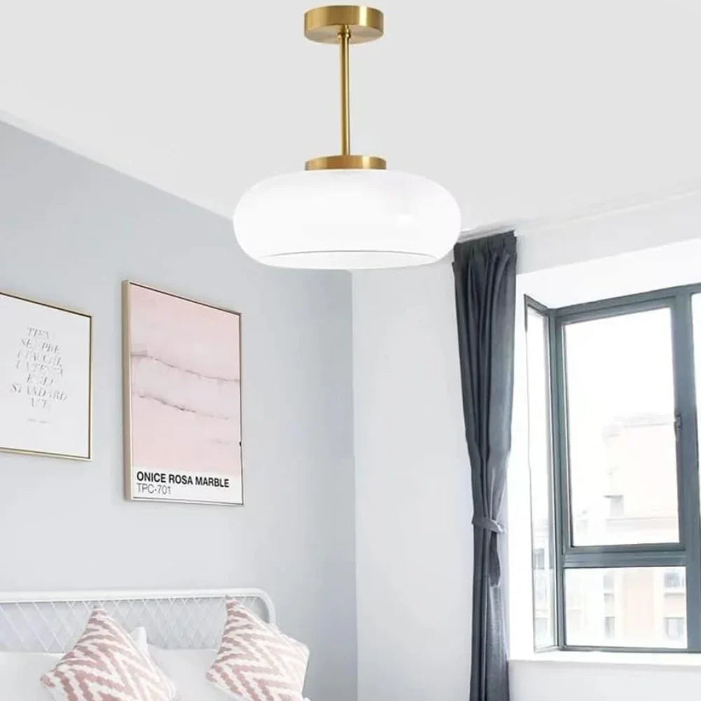 Shard Nordic Brass Glass Pendant Light