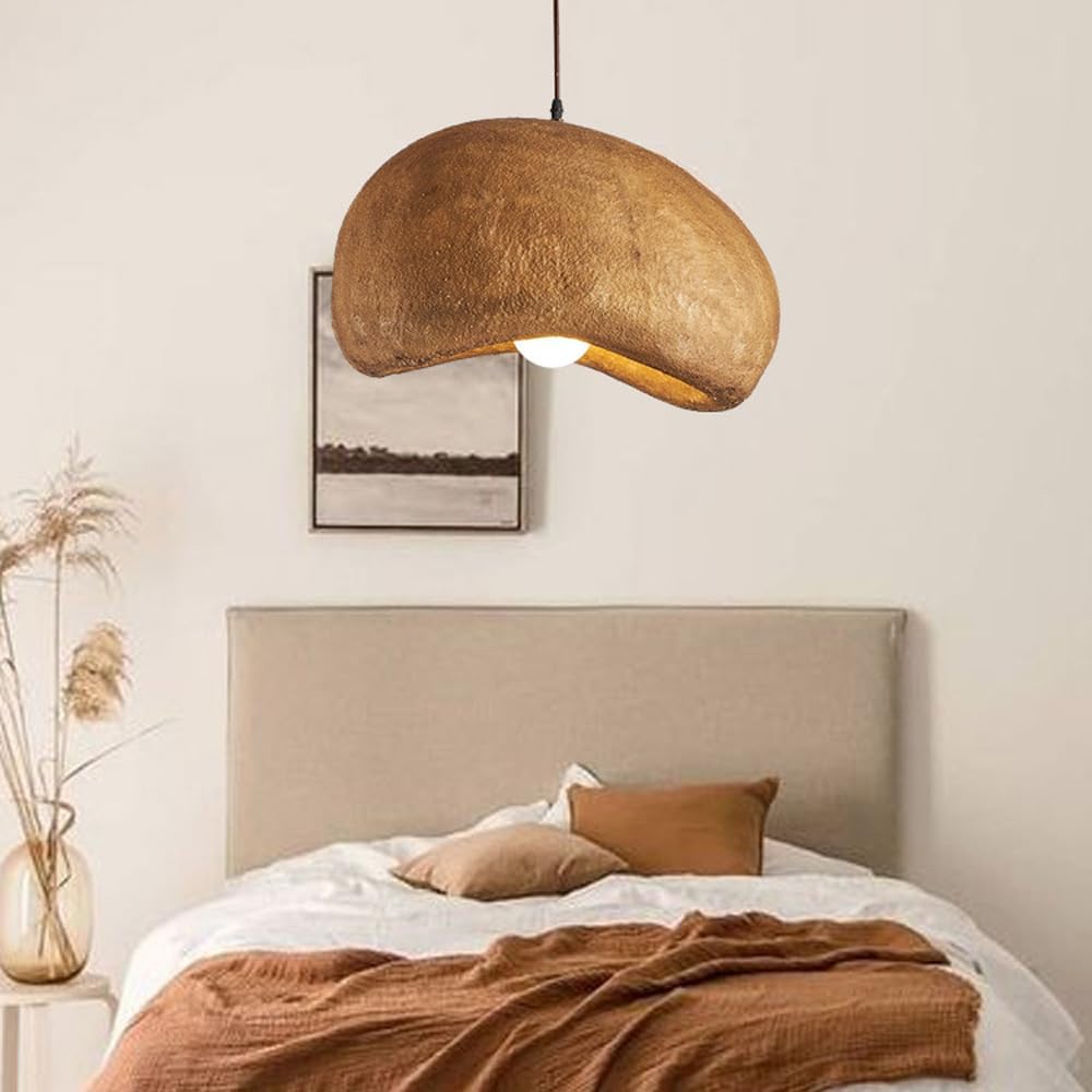 Wabi-Sabi Coffee Cloud Japandi Resin Pendant Light