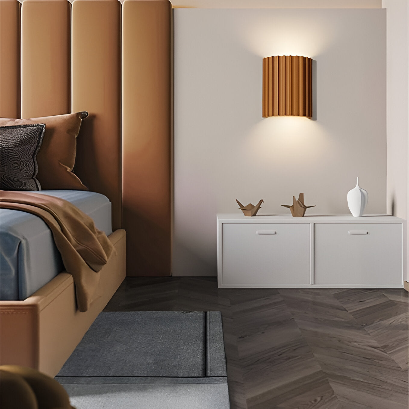 Nordic Resin Clarity Minimalist Wall Light