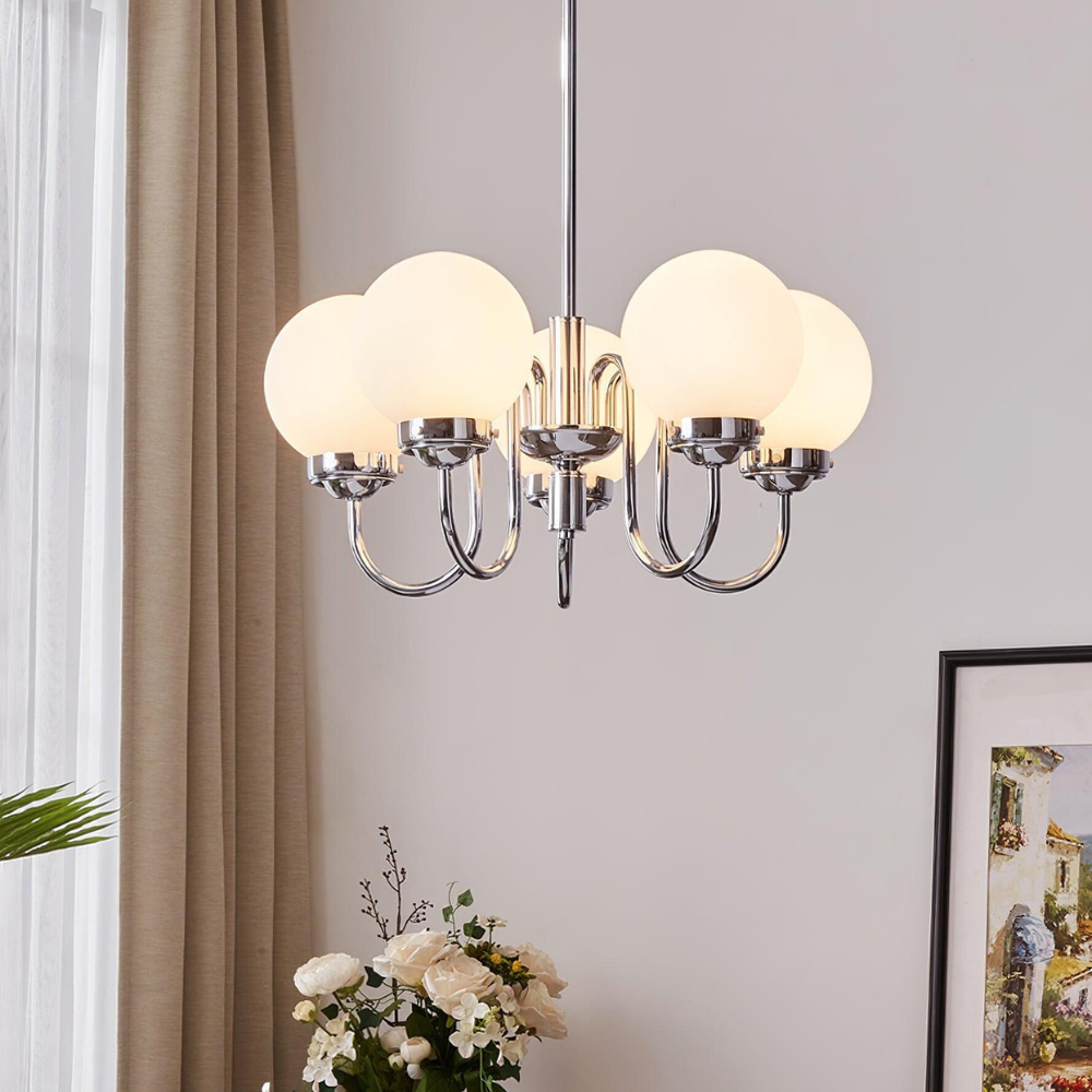 Marshmallow Modern Glass Chandelier