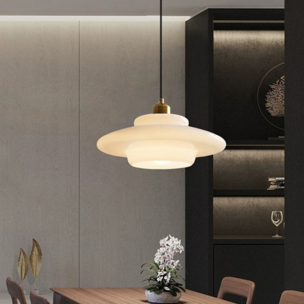 The Pearl of Art Deco Glass Pendant Light
