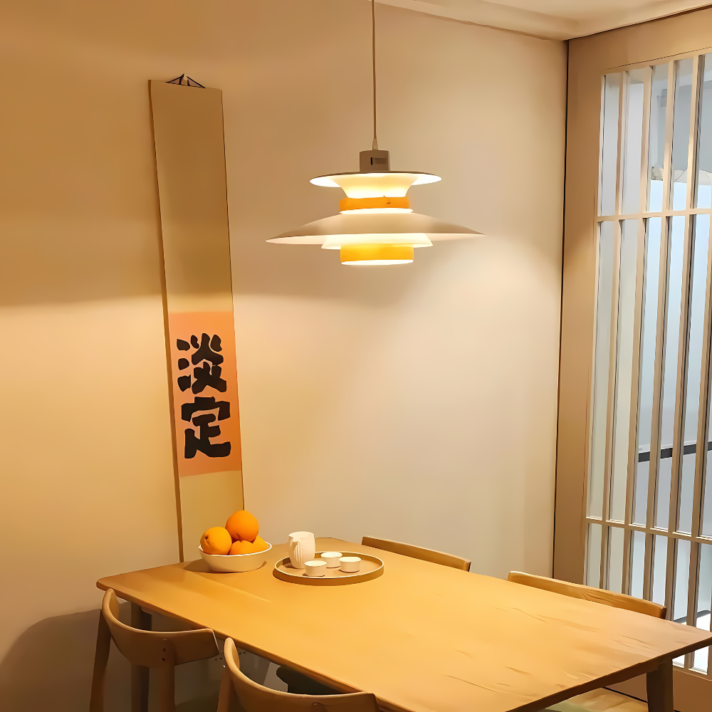 Aurora of Stillness Nordic Iron Pendant Light