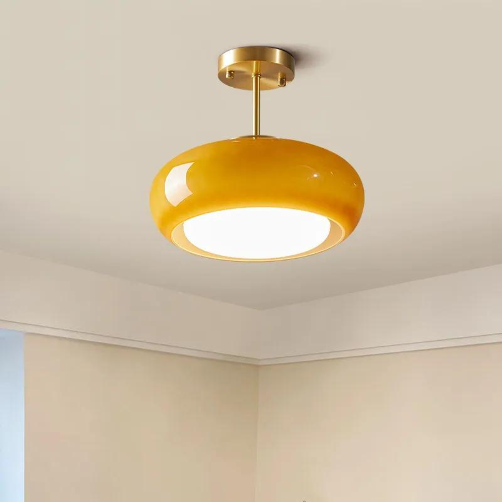 Shard Nordic Brass Glass Pendant Light