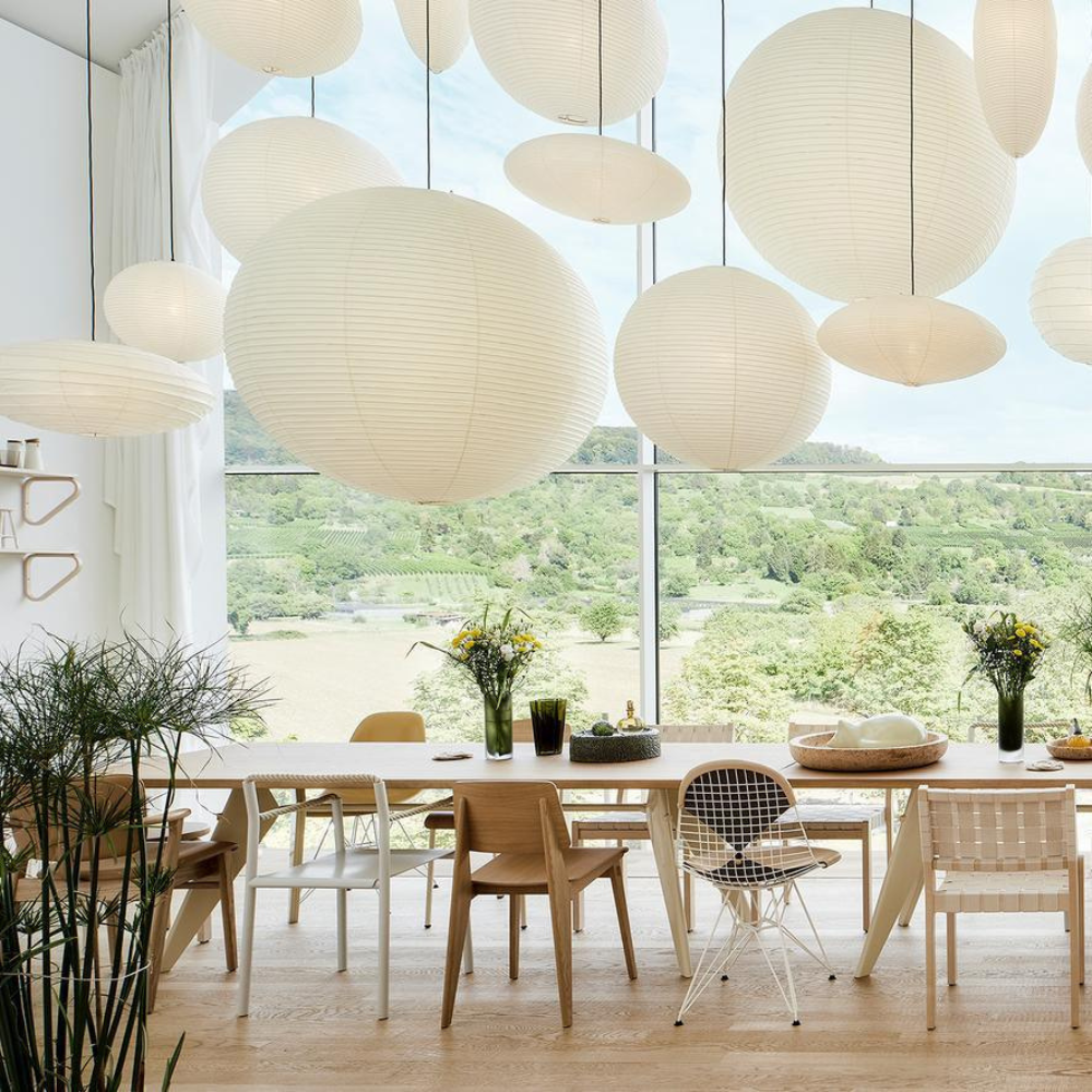 Sky Burst Japandi Paper Minimalist Ceiling Light
