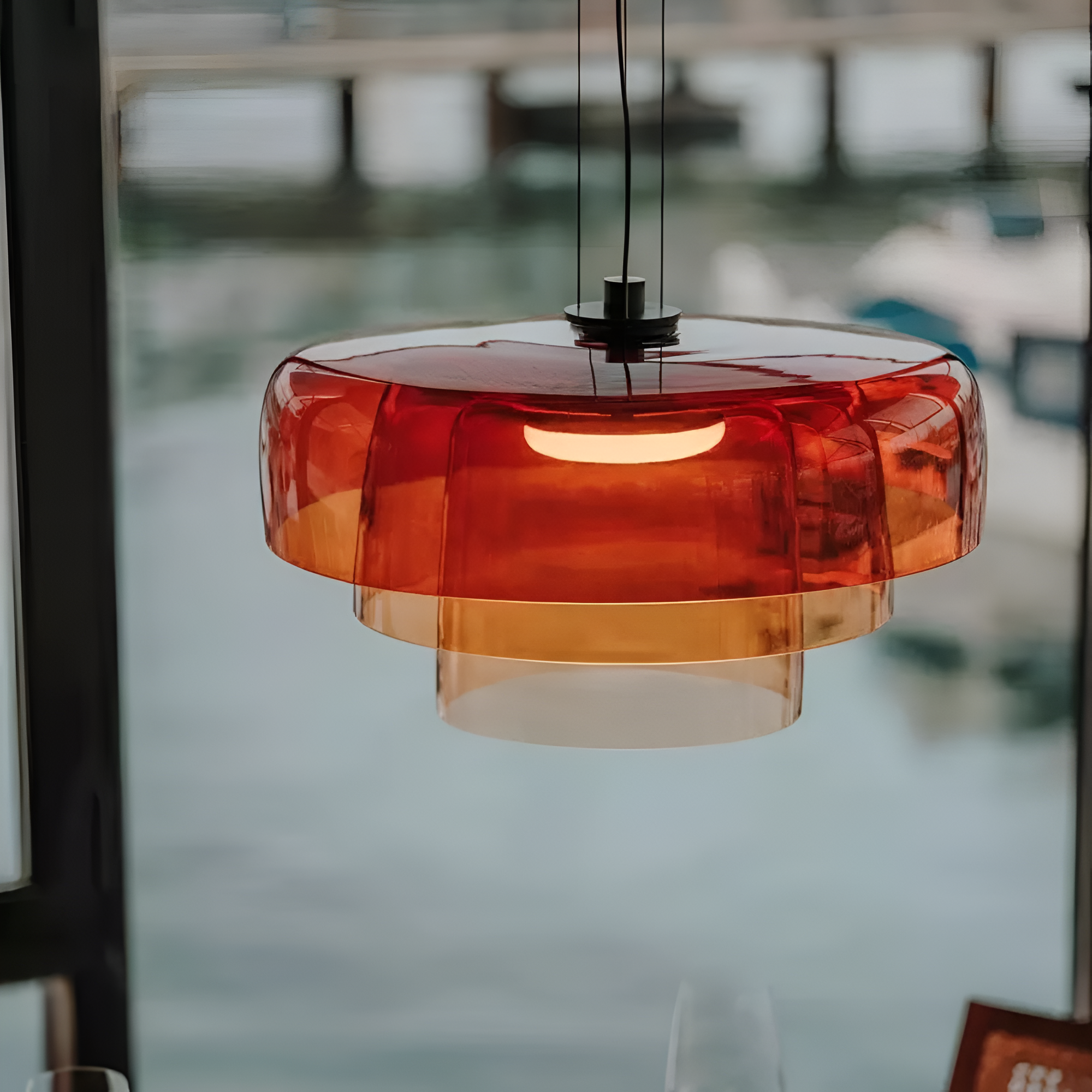 Nordic Celestial Glass Pendant Light