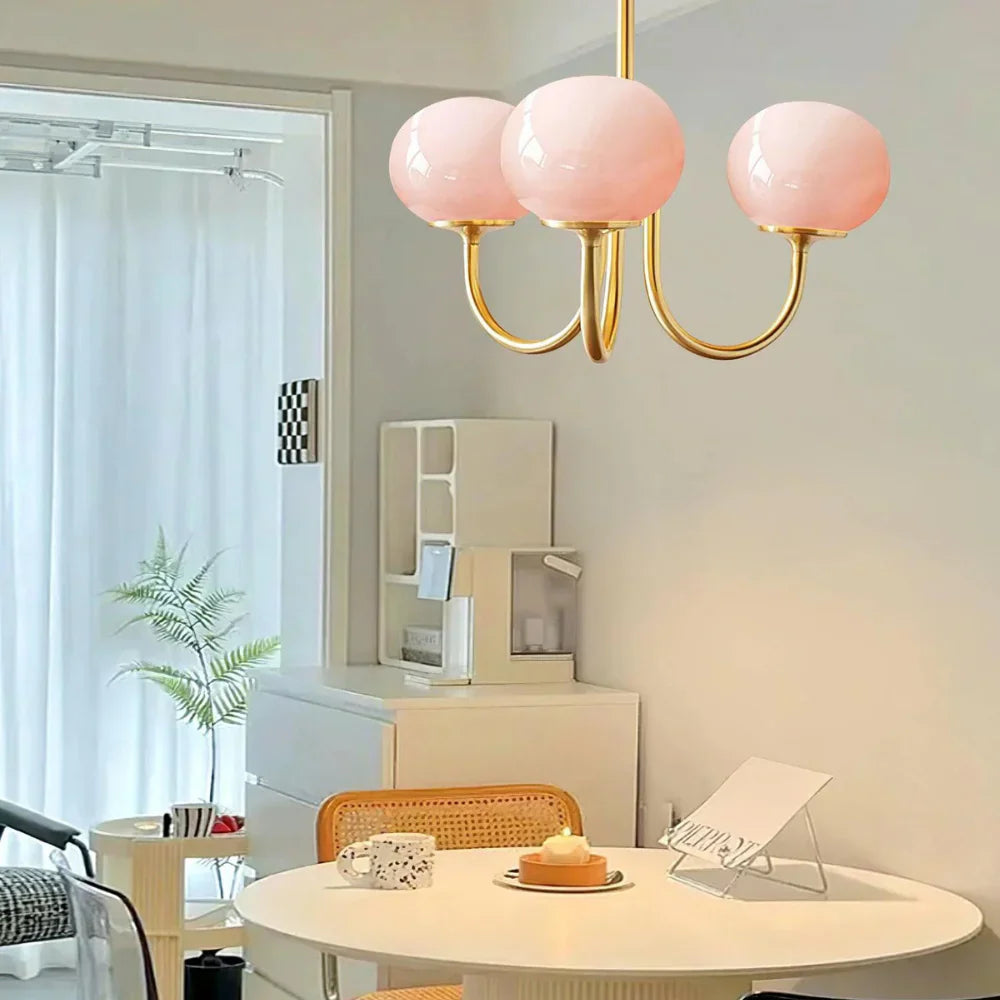 Marshmallow Modern Glass Chandelier