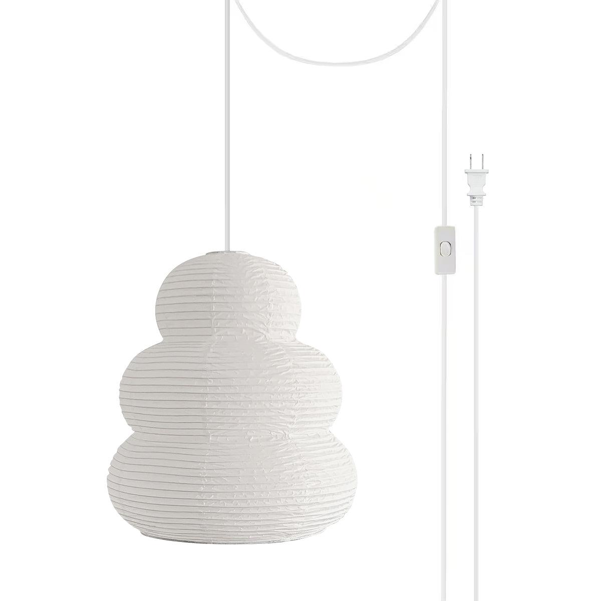 Akari Gourd Washi Paper Pendant Light