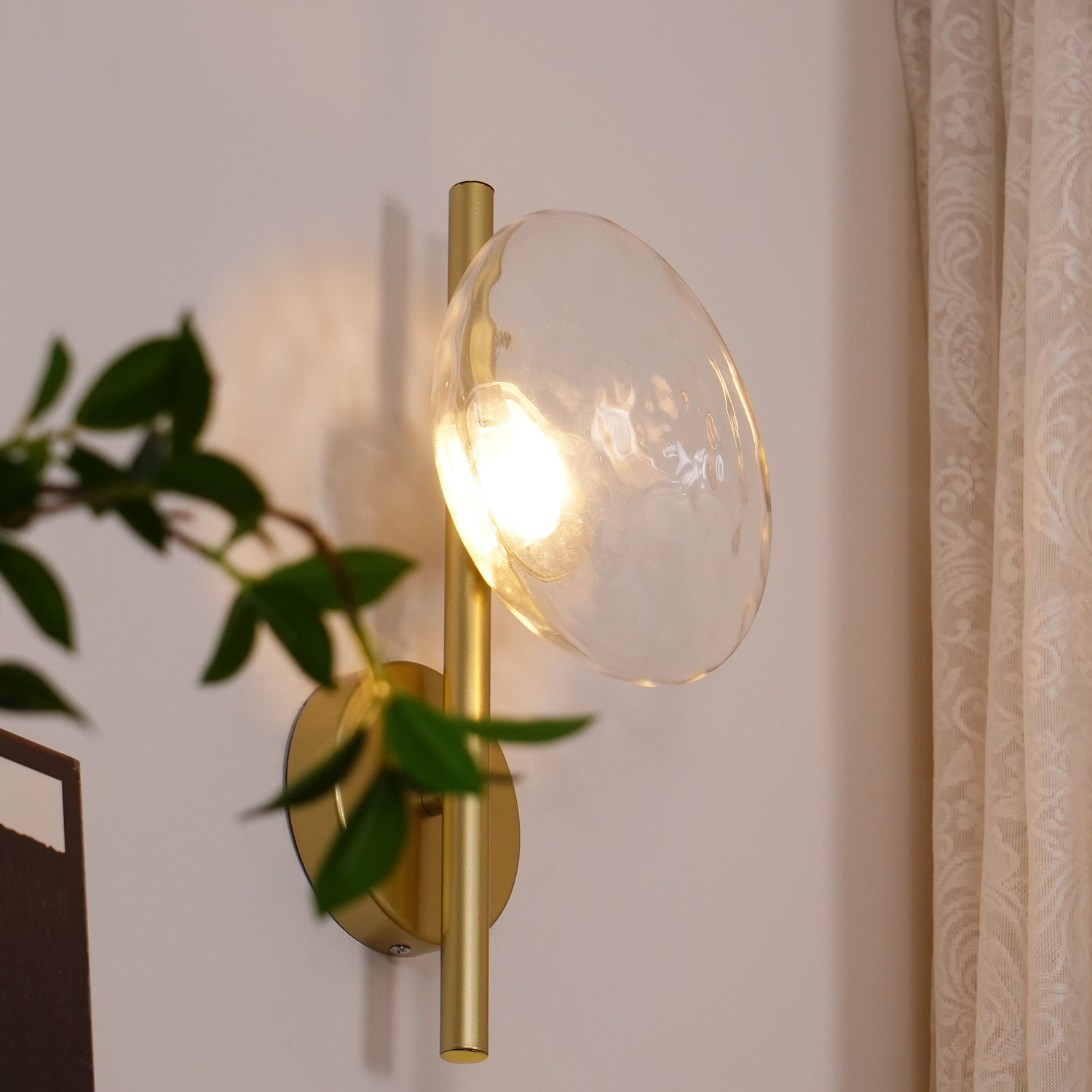 Nordic Round Design Ceto Glass Wall Light