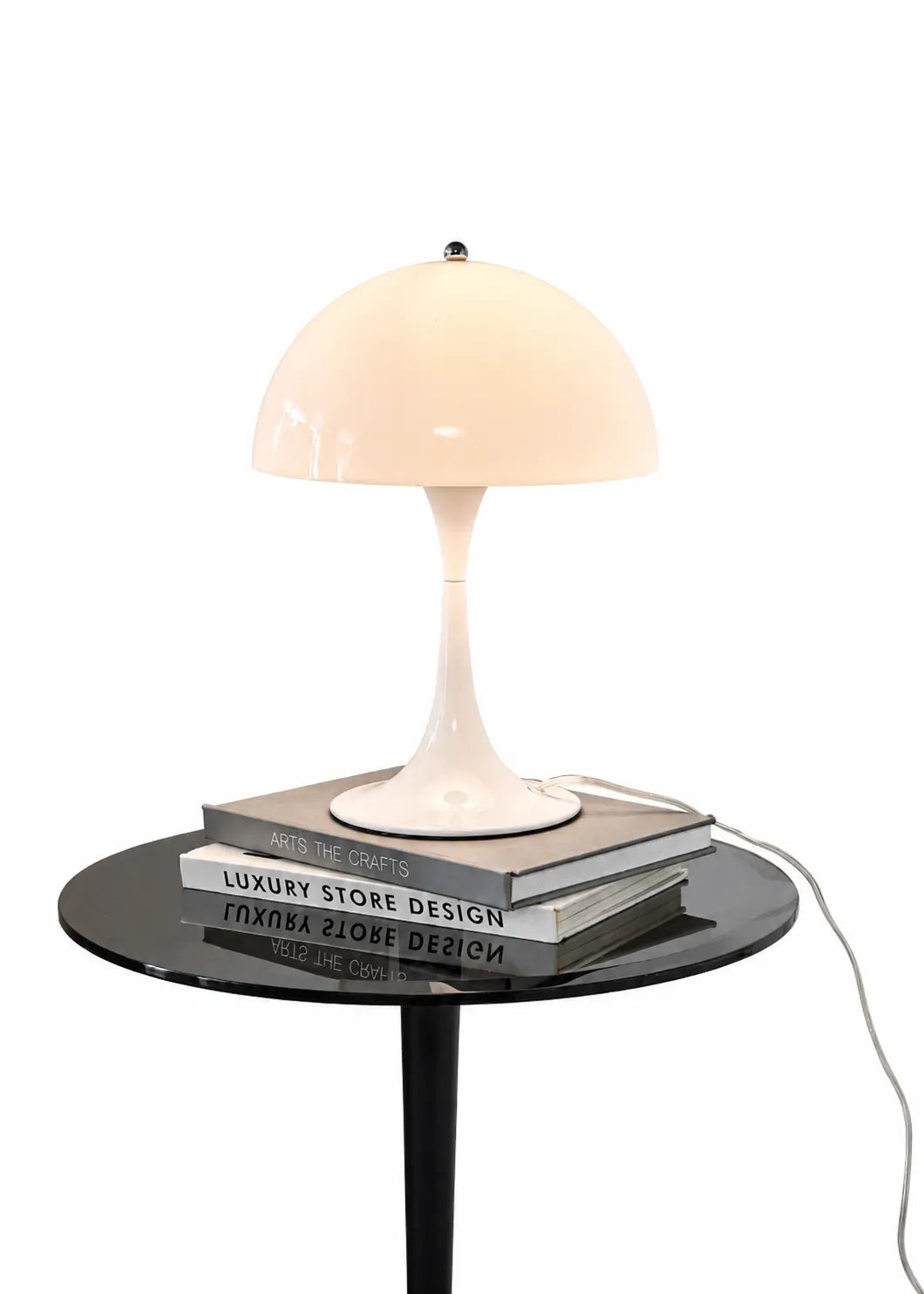 OPALINE TRUMPET TABLE LAMP