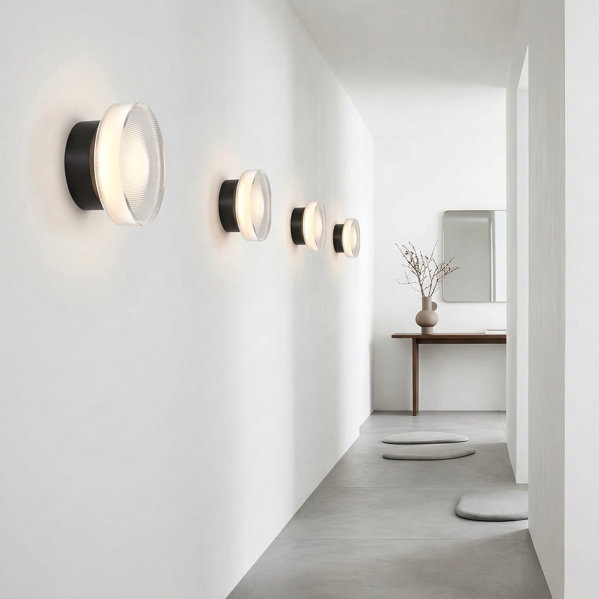 Aurel Nordic Frosted Acrylic Wall Lamp