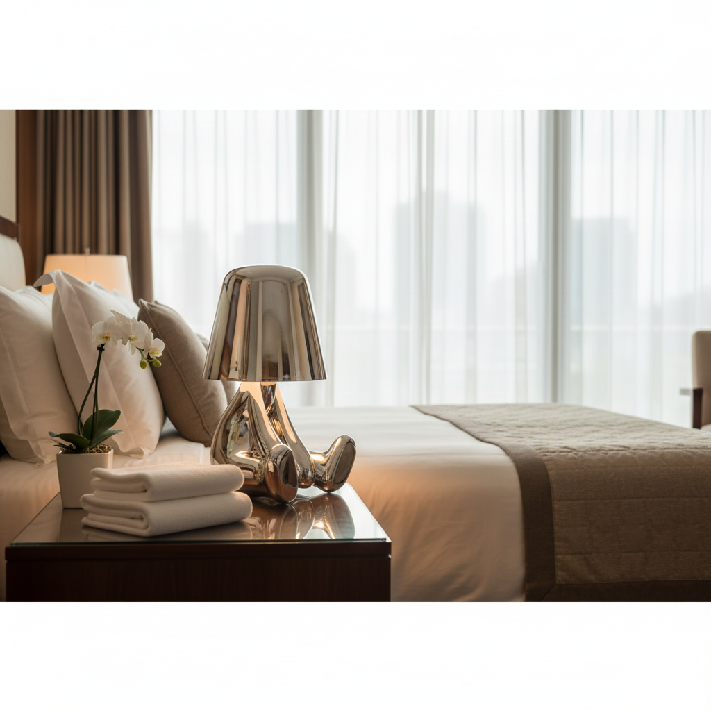 Stylish Rechargeable LED Aluminum Table Lamp