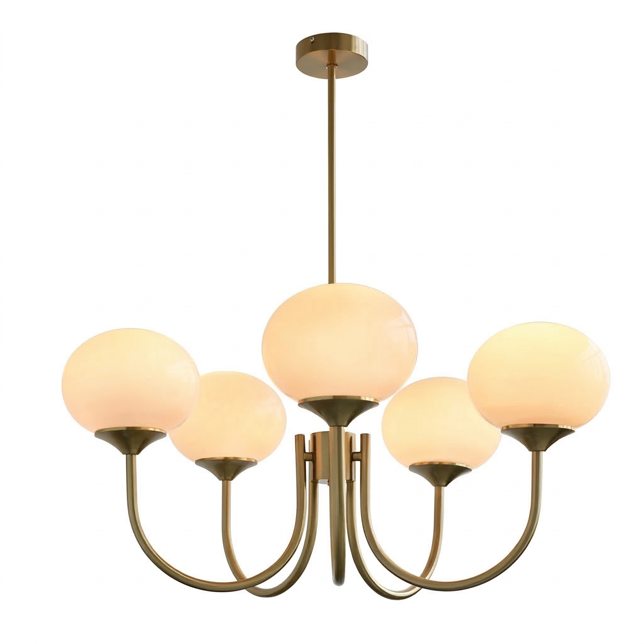 Marshmallow Modern Glass Chandelier