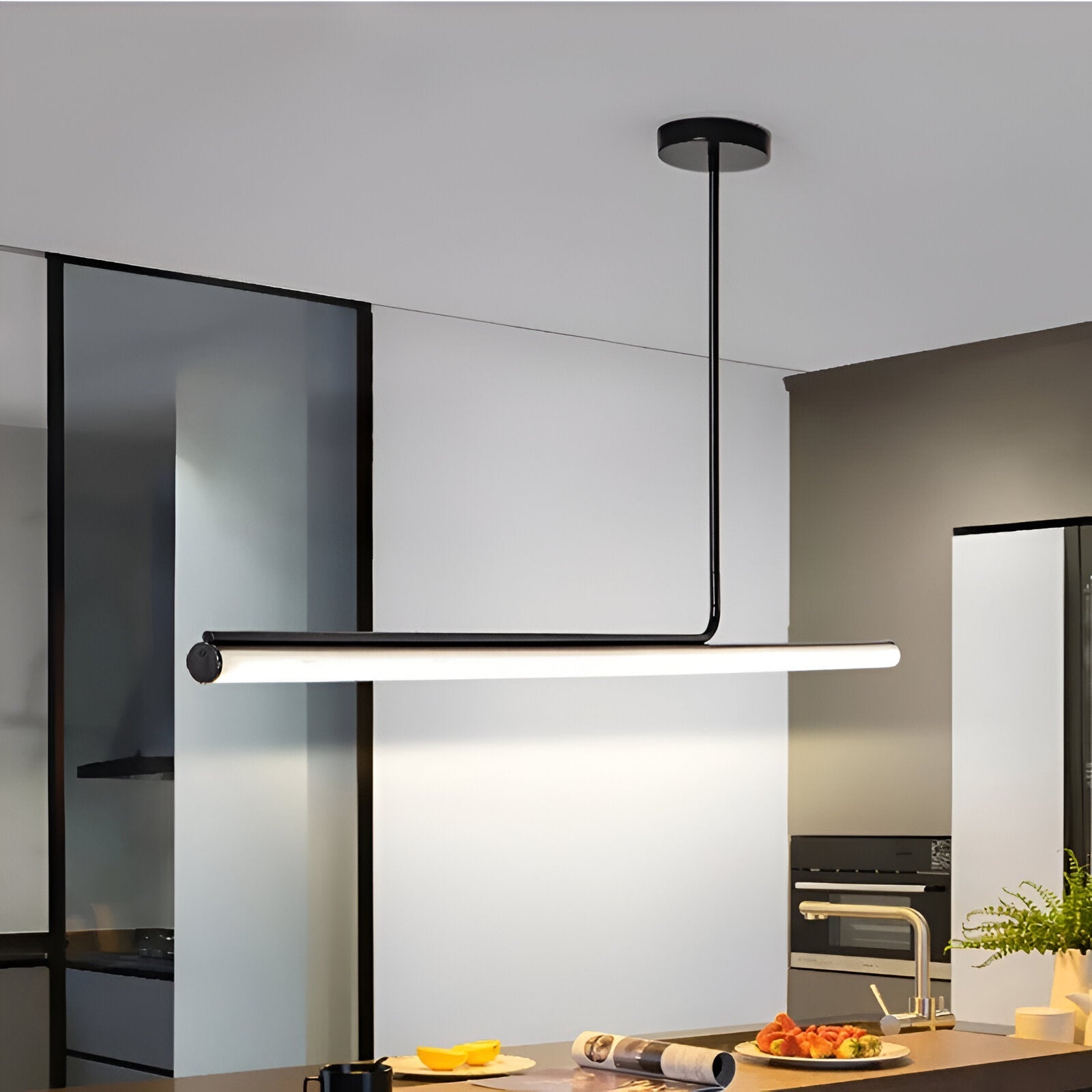Mariah Modern Linear LED Aluminum Pendant Light