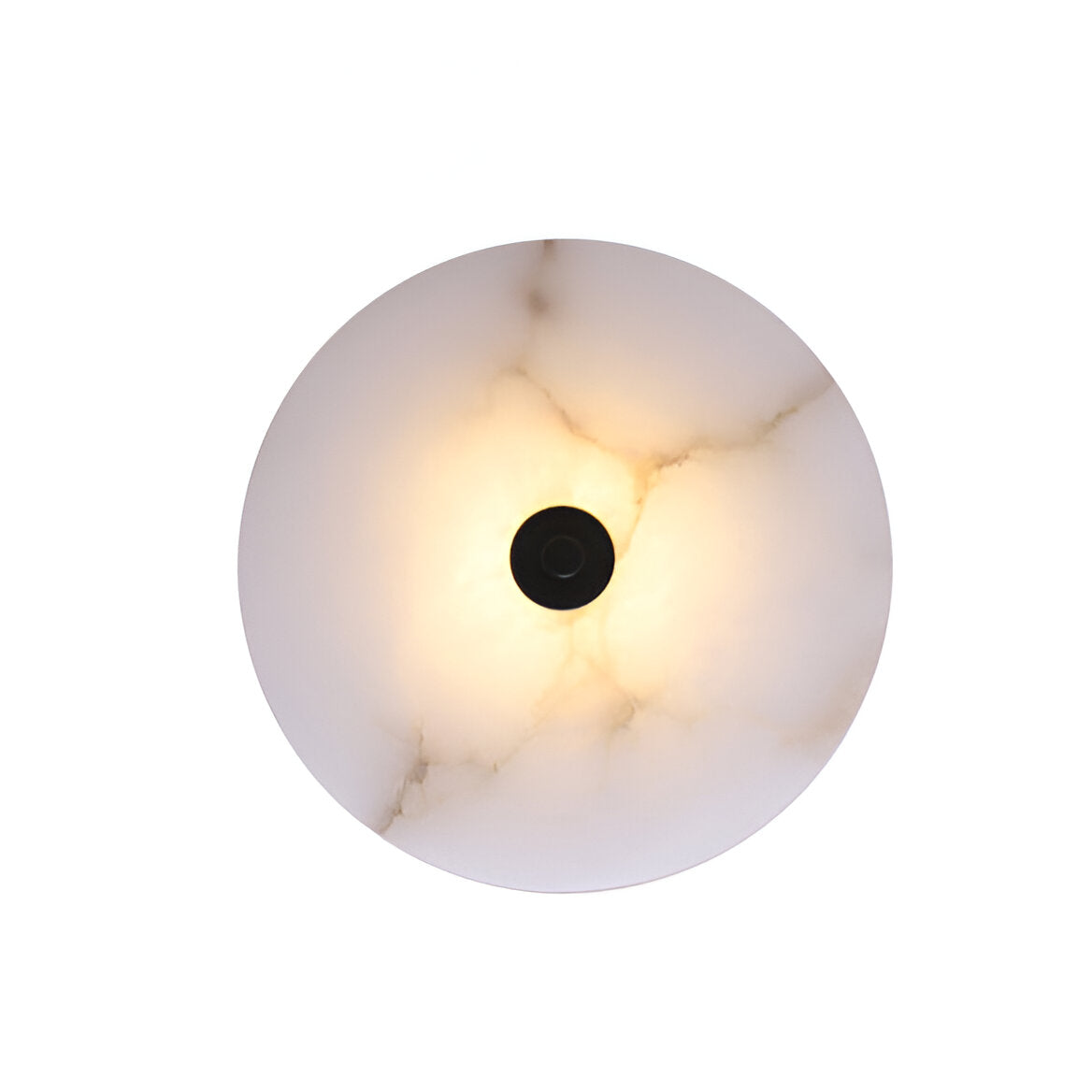 Modern Luxury Round Marble Alabaster Wall Light