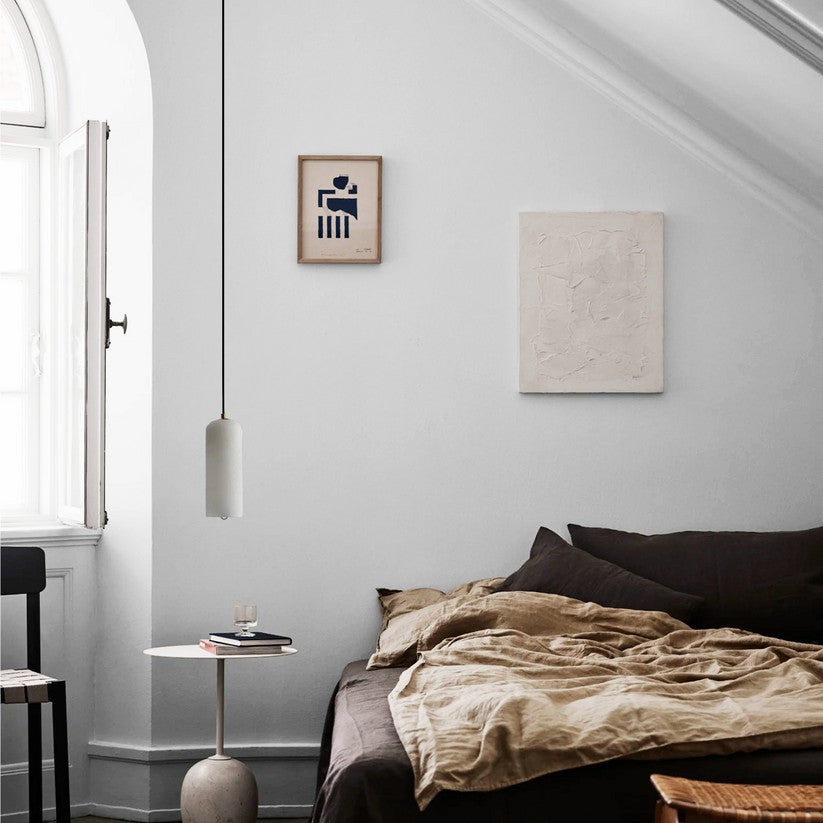Nordic Modern  Alabaster Monty Pendant Light