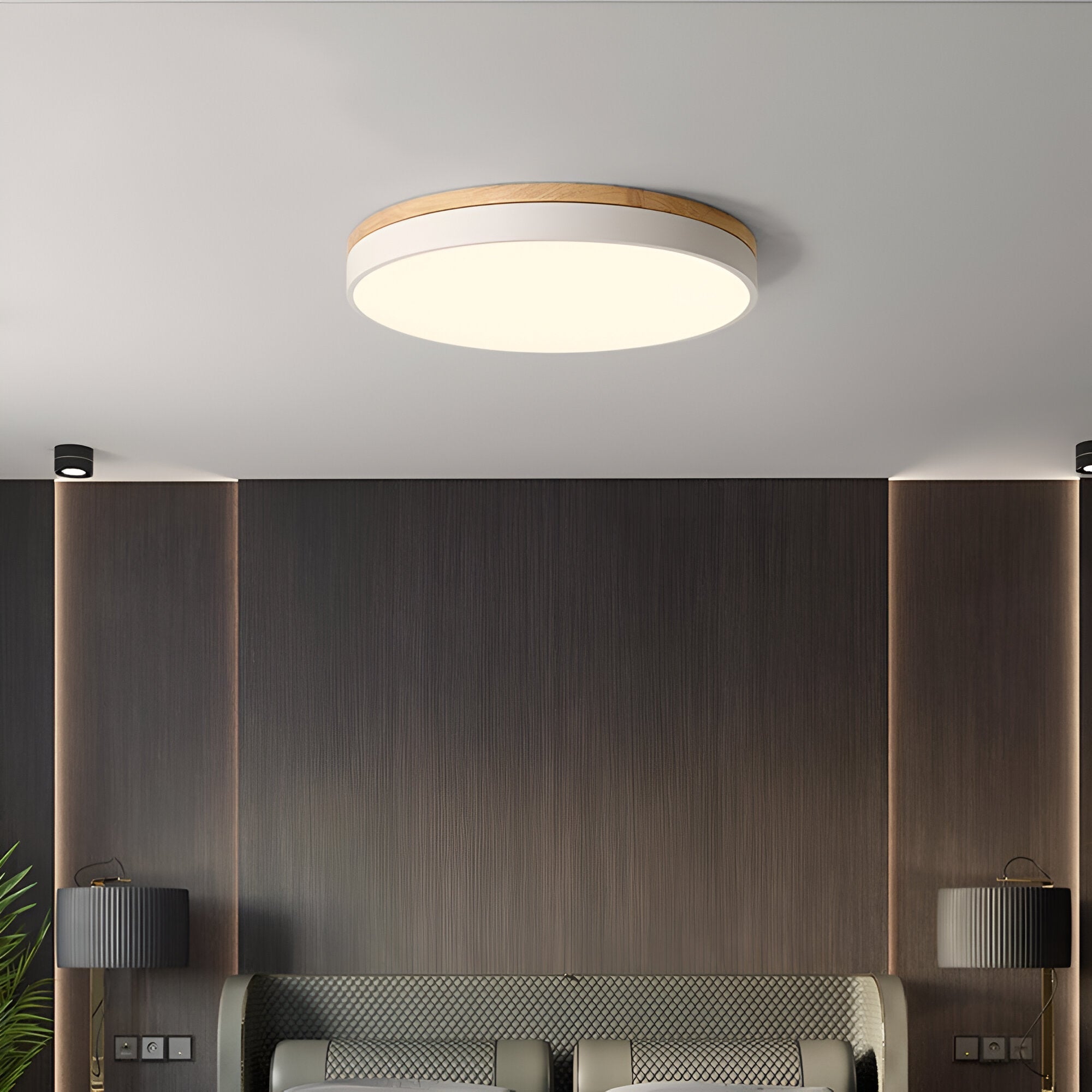 Nordic LED Round Flush Acrylic Minimalist Ceiling Light