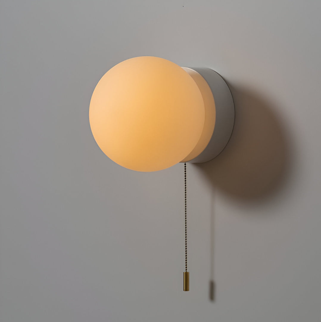Nordic Minimalist Pull Cord Wall Light