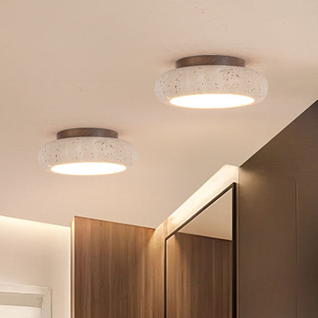 Travertine Retro Ceiling Light