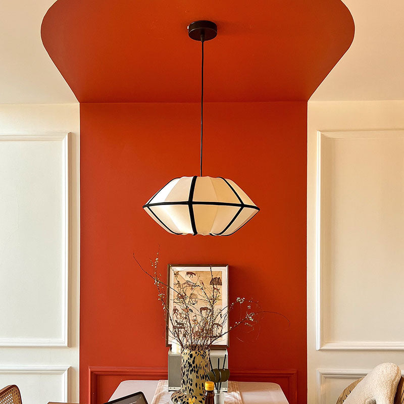 Japandi Silk Veil Pendant Light