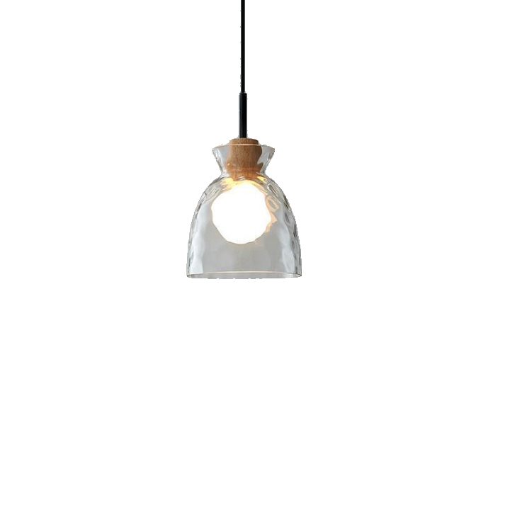 Dane Nordic Clear Glass Pendant Light