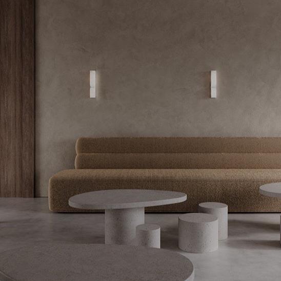 Modern Rectangular Alabaster Essence Wall Light