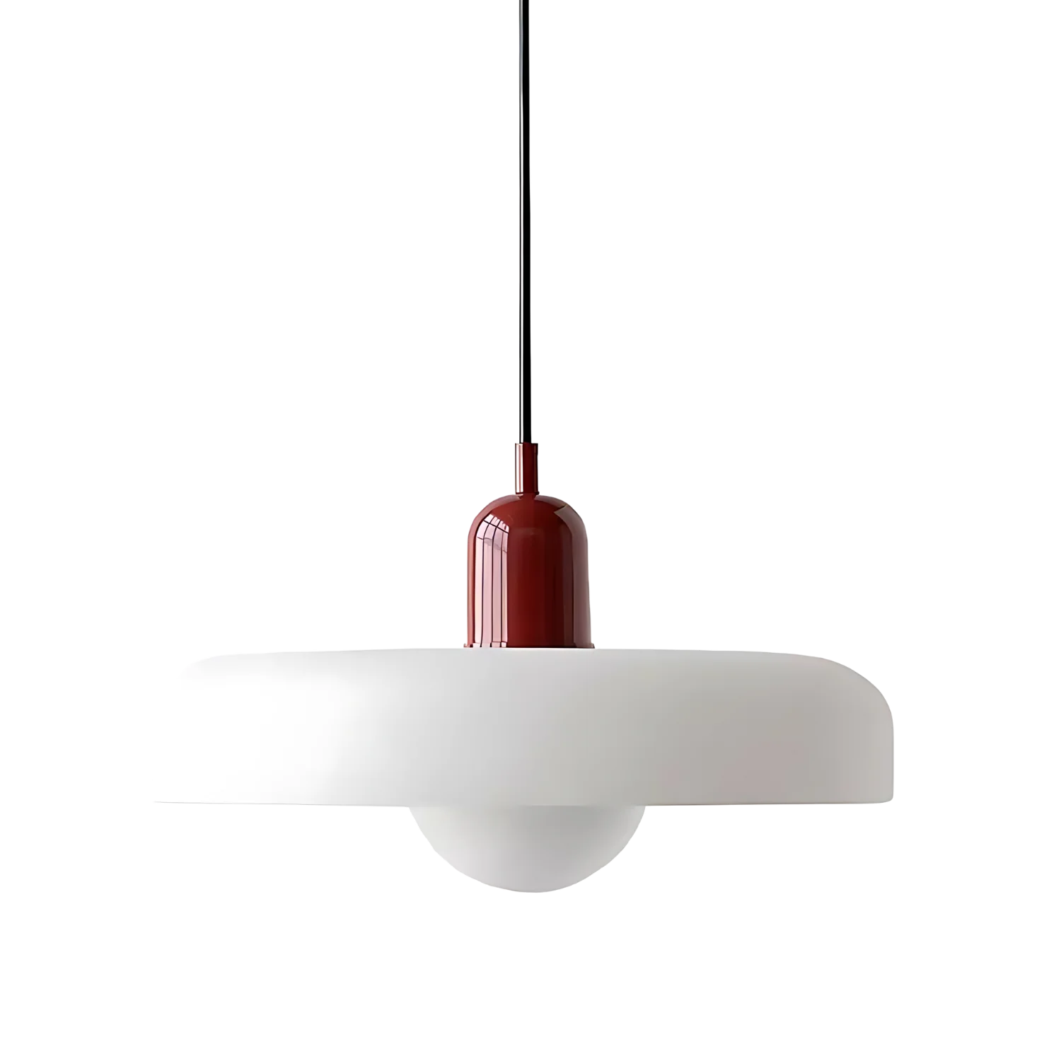 Luminous Halo Modern Glass Pendant Light